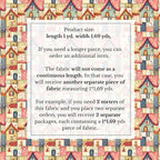 100% Cotton Fabric by the Yard – Turkish Quality Quilting & Sewing Fabric - Image 4