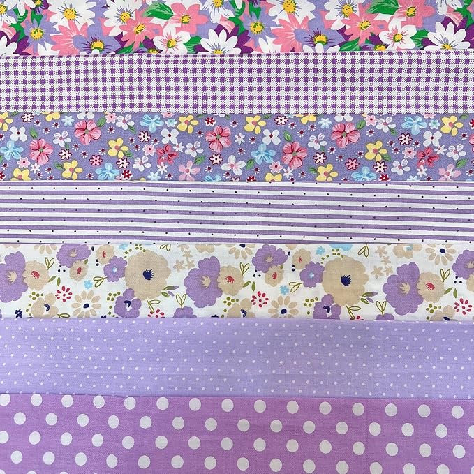 Cotton Fabric DIY Making Supplies Quilting Patchwork Fabric Fat Quarter Bundles by LMAEZNER