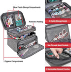 SINGER Sewing Accessories Organizer – Double Layer Portable Sewing Storage Bag - Image 4