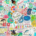 100Pcs Funny Biology Stickers for Students, for Water Bottle, Laptop by BulbaCraft
