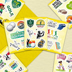 100Pcs Funny Golf Stickers for Water Bottle, Laptop - Image 5