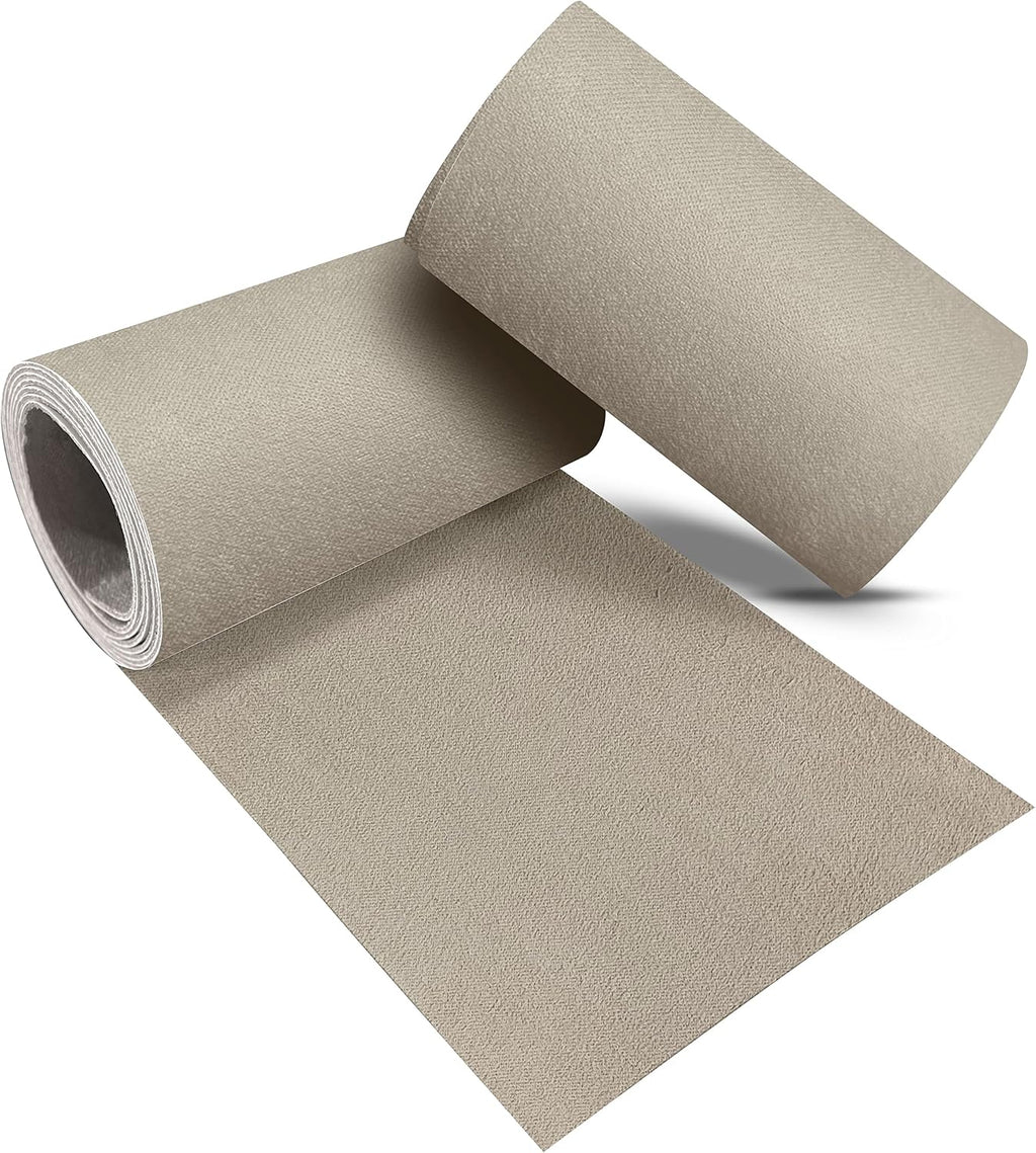 Velvet Repair Patch, Self-Adhesive Flannel Fabric Patch, Multi Colors, Microfiber Patch，Can be Used to Patch Sofas, Car Seats, Handbags, Jacket Holes and Tears (Light Khaki)