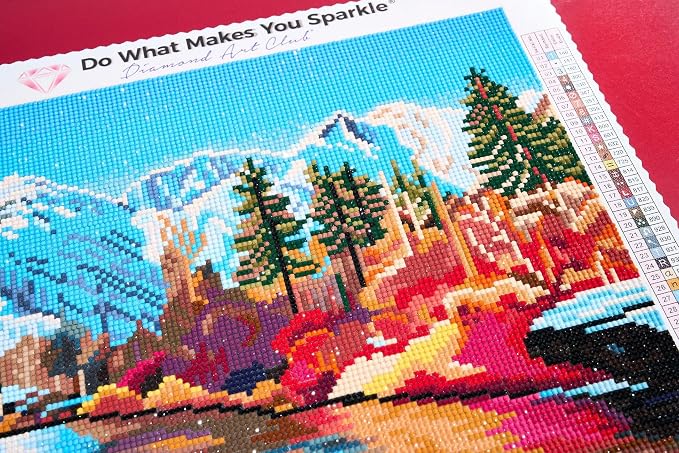 DIAMOND ART CLUB Autumn in Leavenworth Diamond Painting Kit, Fun DIY Crafts - Image 6