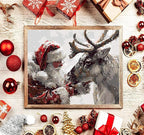 AREOPNMG Christmas Santa Claus Paint by Numbers Kit - Image 2