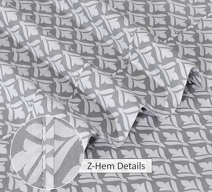 RUVANTI 100% Cotton Sheets – Queen Size Percale Bedding, Cooling & Breathable - Image 4