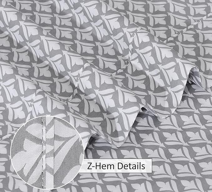 RUVANTI 100% Cotton Sheets – Twin Size Percale Bedding, Cooling & Breathable - Image 4