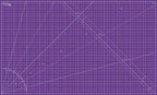 Elan Cutting Mat 36x60 Pink & Purple, Extra Large Self Healing Cutting Mat 36 x - Image 2