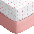 Yoofoss Baby Crib Sheets for Boys Girls, Fitted Crib Sheet 2 Pack for Standard by YOOFOSS