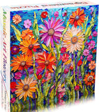 Bgraamiens-Mosaic Art Flowers-1000 Pieces Puzzle - Image 2