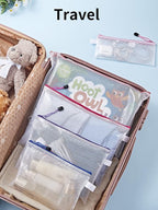 JARLINK 48 Pcs Mesh Zipper Pouch Bags, 8 Sizes Waterproof Zipper Bags | - Image 7