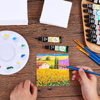 ESRICH 6x6 Canvas for Painting, 24 Pack Canvas Boards Cotton Painting Canvas - Image 6