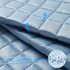 YnM Cooling Weighted Blanket for Adults, 50lbs Heavy Bed Throw Comforter - Image 3