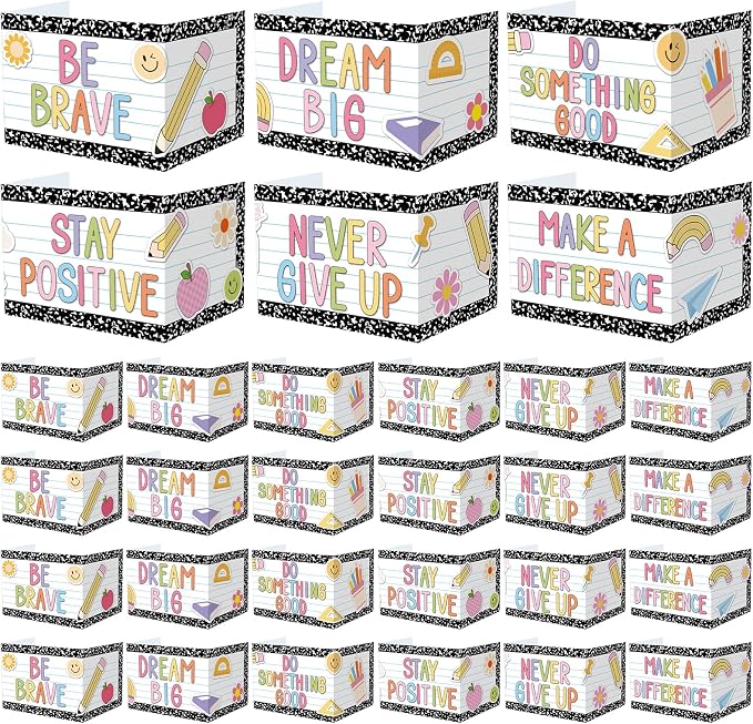 Honoson 24 Pcs Bulk Inspirational Privacy Folders by Honoson