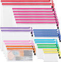 JARLINK 24 Pcs Mesh Zipper Pouch Bags, 8 Sizes Waterproof Zipper Bags | by JARLINK