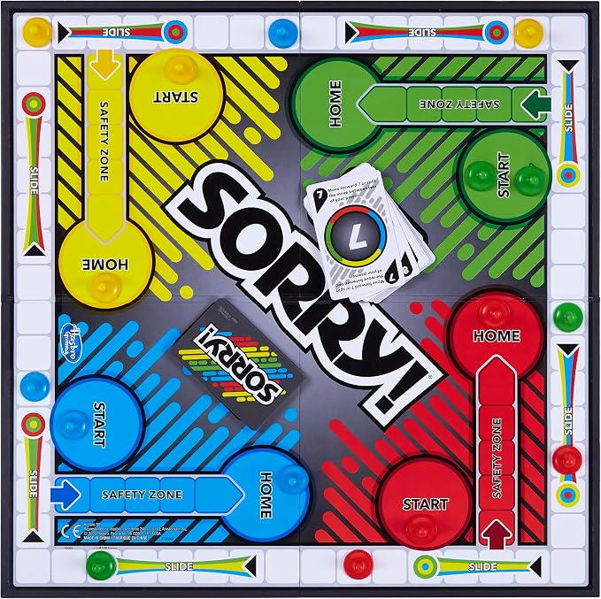 Sorry! Board Game for Kids Ages 6 and Up; Classic Hasbro Board Game; Each - Image 2