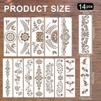 Keluna Border Stencils for Painting - Image 3