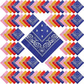 100 Pack Bandanas Unisex Paisley Bandanas Bulk Multi Purpose Cowboy Head Wrap by Handepo