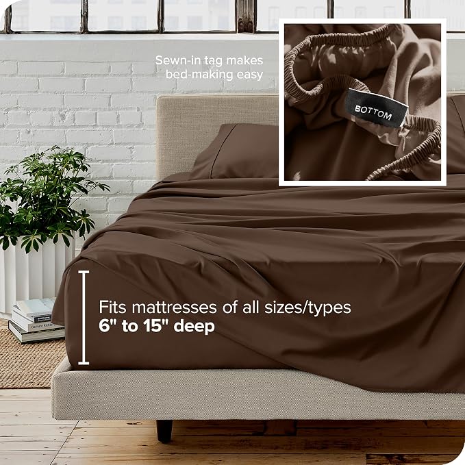 Bare Home Full XL Sheet Set - Image 5