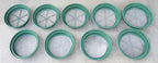 SE 9-Piece Patented 13.25-Inch Wide Stackable Sifting Pan Set - Image 2