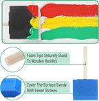 Bates- Foam Paint Brushes, 4 Inch, 40 Pack - Image 5