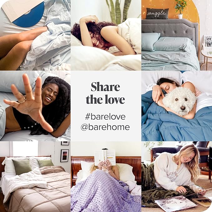 Bare Home Bedding Duvet Cover Oversized Queen Size - Image 8