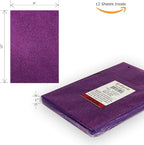 Allgala 12 Pack Glitter EVA Foam Paper 8 x 12inch Sheets-Purple-Perfect - Image 2