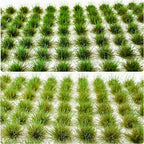 Woohome 208 PCS Static Grass Tuft Green Terrain Kit - Image 4
