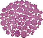 500g/1.1lb Ceramic Mosaic Tiles Mixed Shapes of Flowers, Mushrooms - Image 7