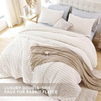 Smoofy Fluffy Full Size Comforter Sets 3 Pieces - Image 4