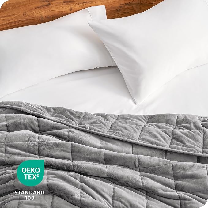 Bare Home Weighted Blanket King Size 30lb - Image 7