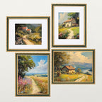 eletecpro 11x14 Vintage Picture Frame, Glass Cover, Horizontal or Vertical - Image 7