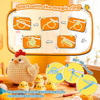 Joyclub Crochet Kit for Beginners 4 Pcs Chicken Family Amigurumi Crochet - Image 4