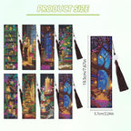 Dark Academia Diamond Art Bookmarks, DIY Crafts Book Marks - Image 3