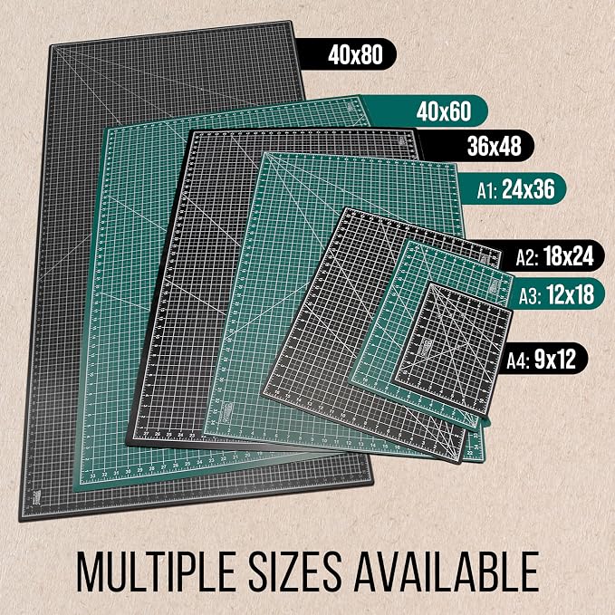 U.S. Art Supply 12" x 18" Self-Healing Cutting Mat 5-Ply - Image 5