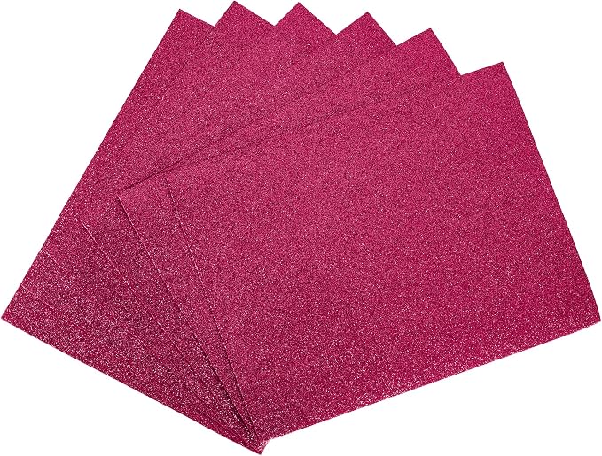 uxcell Magenta Shiny EVA Foam Sheets 11 x 8 Inch 2mm Thick by uxcell