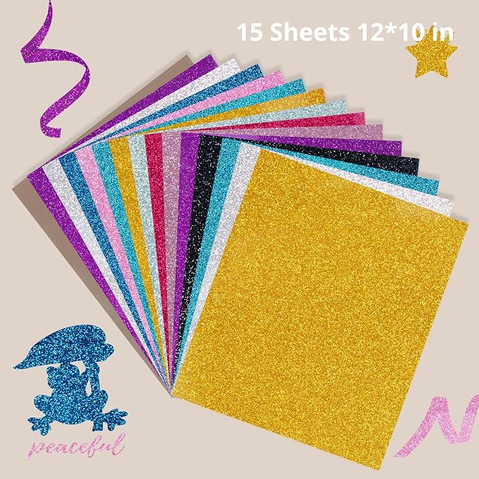 HTVRONT Glitter Heat Transfer Vinyl - Image 7