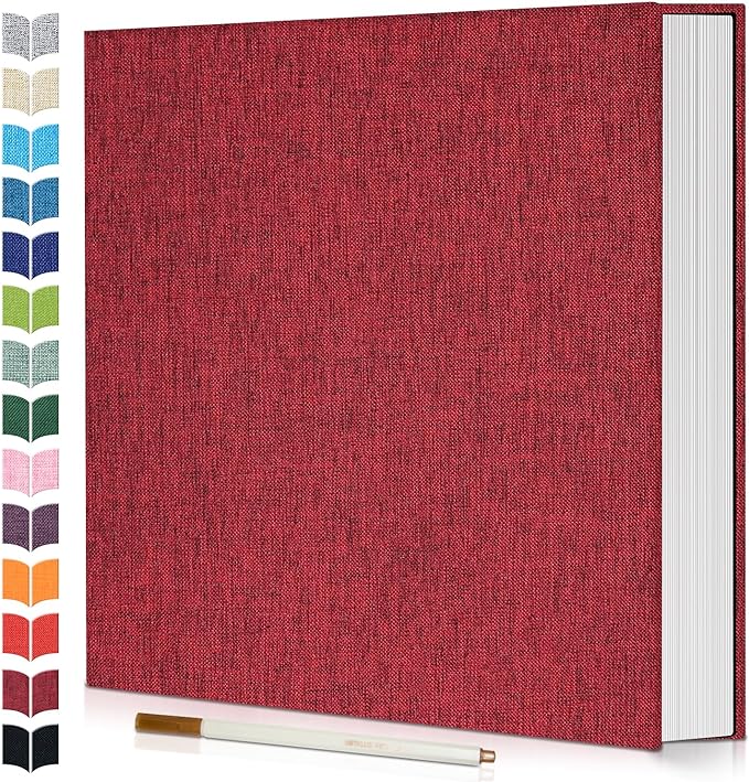 Artfeel Photo Album Self Adhesive Scrapbook, 60 Pages Large Photo Book by Artfeel