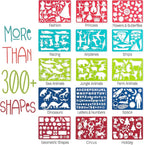 Kipipol 63 Pcs Drawing Stencils - Image 5