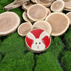 Natural Wood Slices for Crafts, 1.2"-2.5" Mini Assorted Unfinished Wood Tree - Image 3