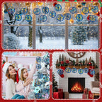 Chunful 72 Pcs DIY Snowflake Wooden Crafts to Paint Winter Snowflake Ornaments - Image 5