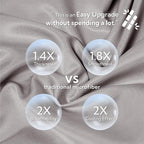 MR&HM Queen Pillow Cases Set of 2, Cooling Pillow Case - Image 3