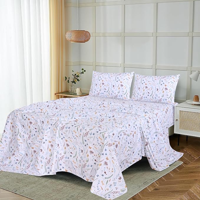 RUVANTI 100% Cotton Sheets – California King Percale Bedding, Cooling & - Image 9
