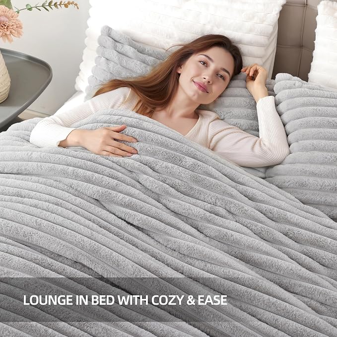 Smoofy Fluffy Twin Comforter Sets 2 Pieces - Image 6