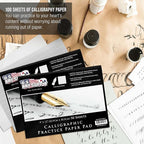 U.S. Art Supply Calligraphy Practice Paper Pad - Image 5