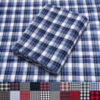 Pico Textiles 20 Yards Bolt Blue Tartan Plaid Flannel Fabric by PicoTextiles