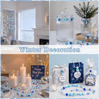 ZHIYUXI 1150PCS Blue Beads Winter Glass Beads Kit Blue White Jewelry Making | - Image 3