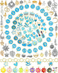 FIVEIZERO 216PCS Charms for Jewelry Making, Enamel Blacelet Charms Kit | by FIVEIZERO