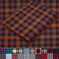 Pico Textiles 8 Yards Bolt Rust Tartan Plaid Flannel Fabric by PicoTextiles