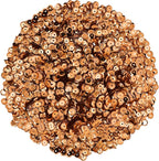 Mandala Crafts 6mm Cup Round Copper Sequins - Image 2