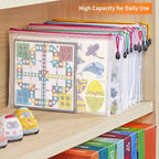JARLINK A4 Mesh Zipper Pouch Bags, Office School Supplies, Cosmetics Travel - Image 3